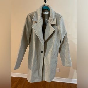 Love Tree single button tan peacoat